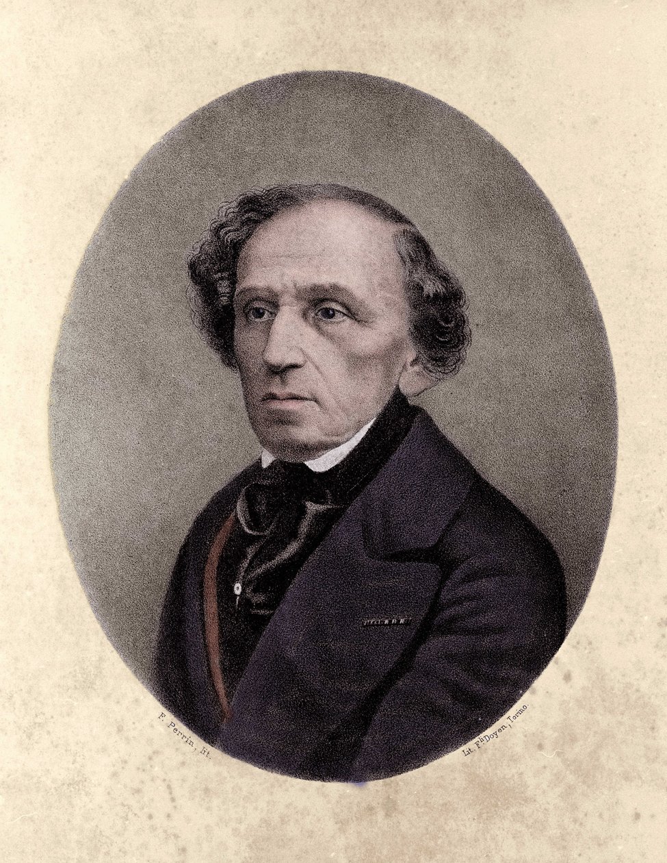 Giacomo Meyerbeer (1791-1864), německý skladatel. od Unknown artist