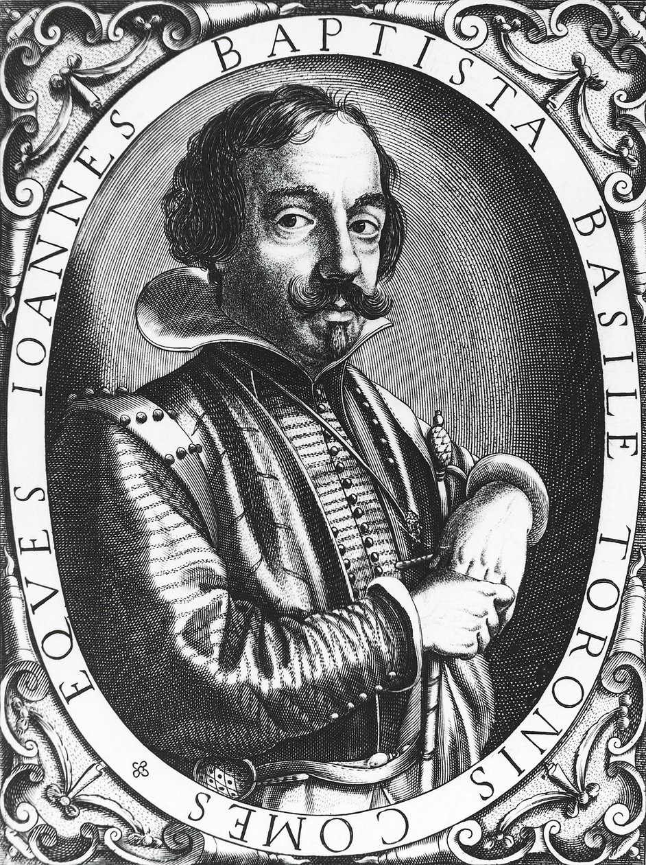 Giambattista Basile (1566-1632) Neapolský básník, makléř a sběratel pohádek. od Unknown artist