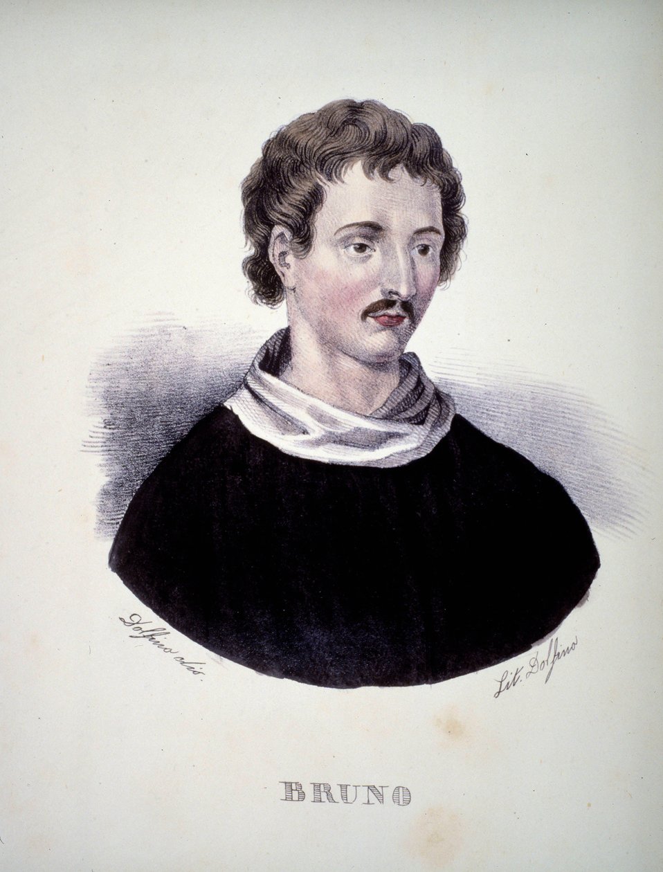 Giordano Bruno (1548 - 1600), italský filozof od Unknown artist