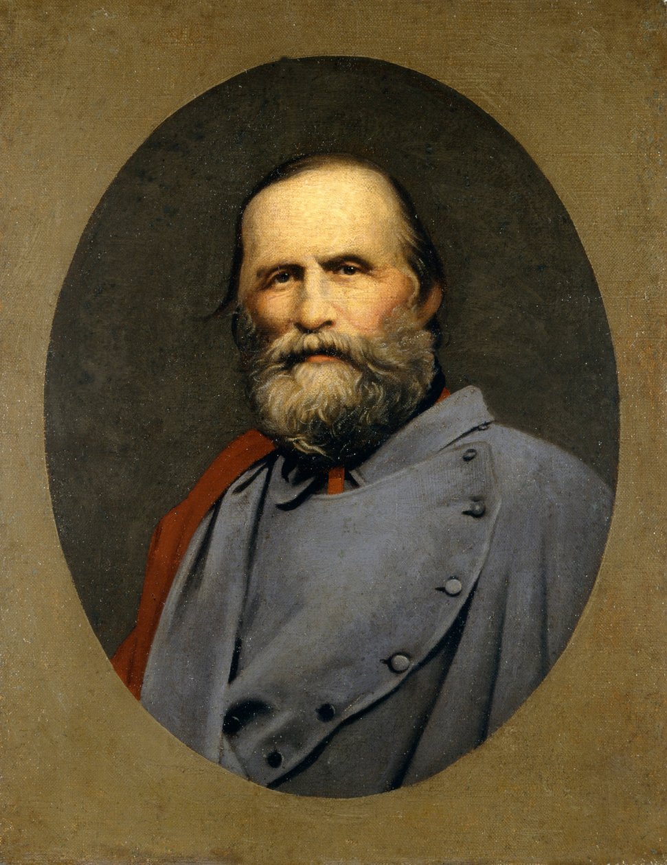Anonymní obraz Giuseppe Garibaldiho. Milán, Muzeum Risorgimento od Unknown artist