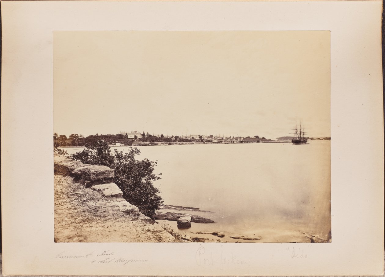 Vládní dům a pevnost Fort Macquarie od Unknown artist