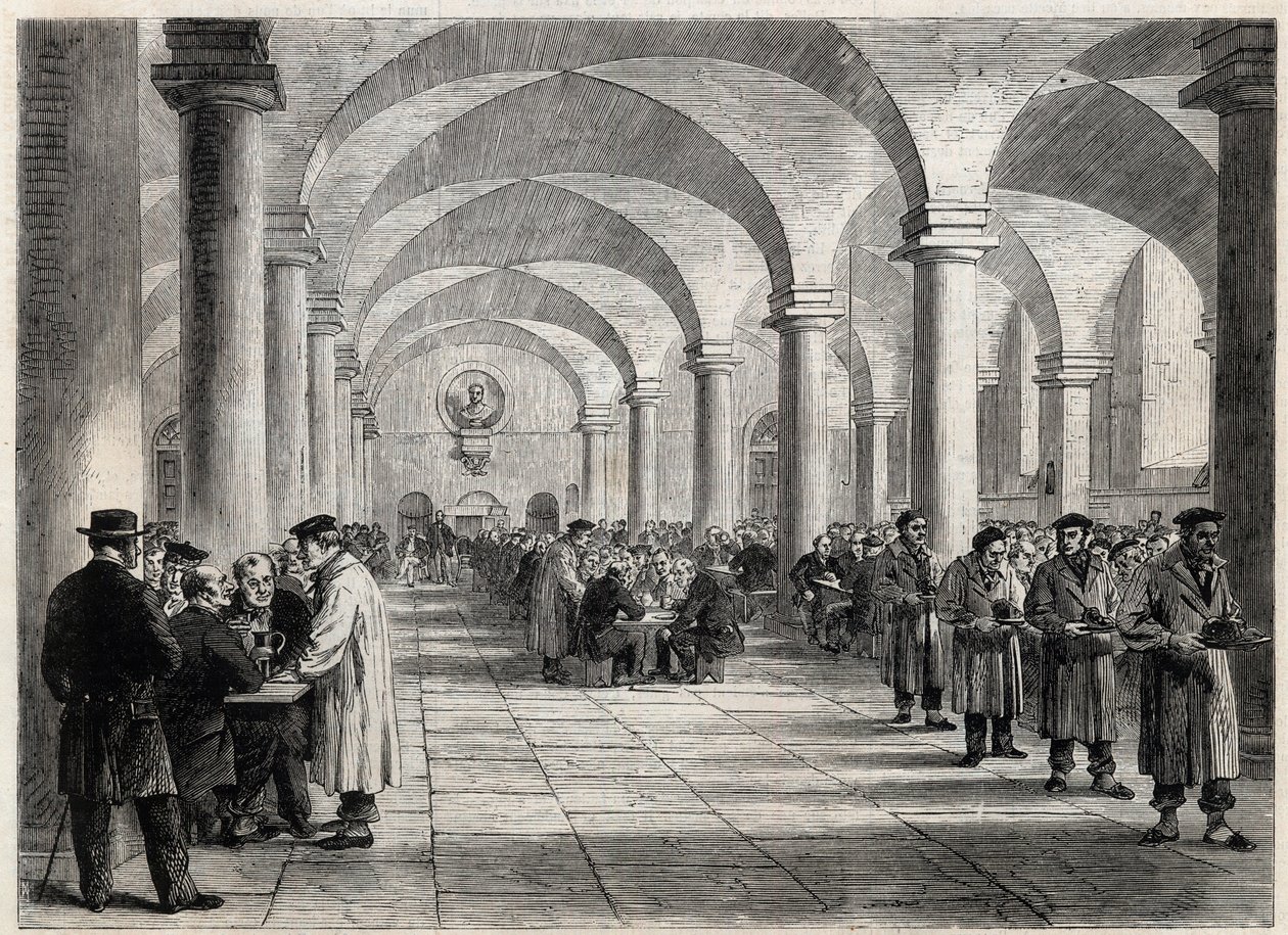Greenwich Hospital – The West Dining Room – Greenwich Navy Hospital – West Dining Room od Unknown artist