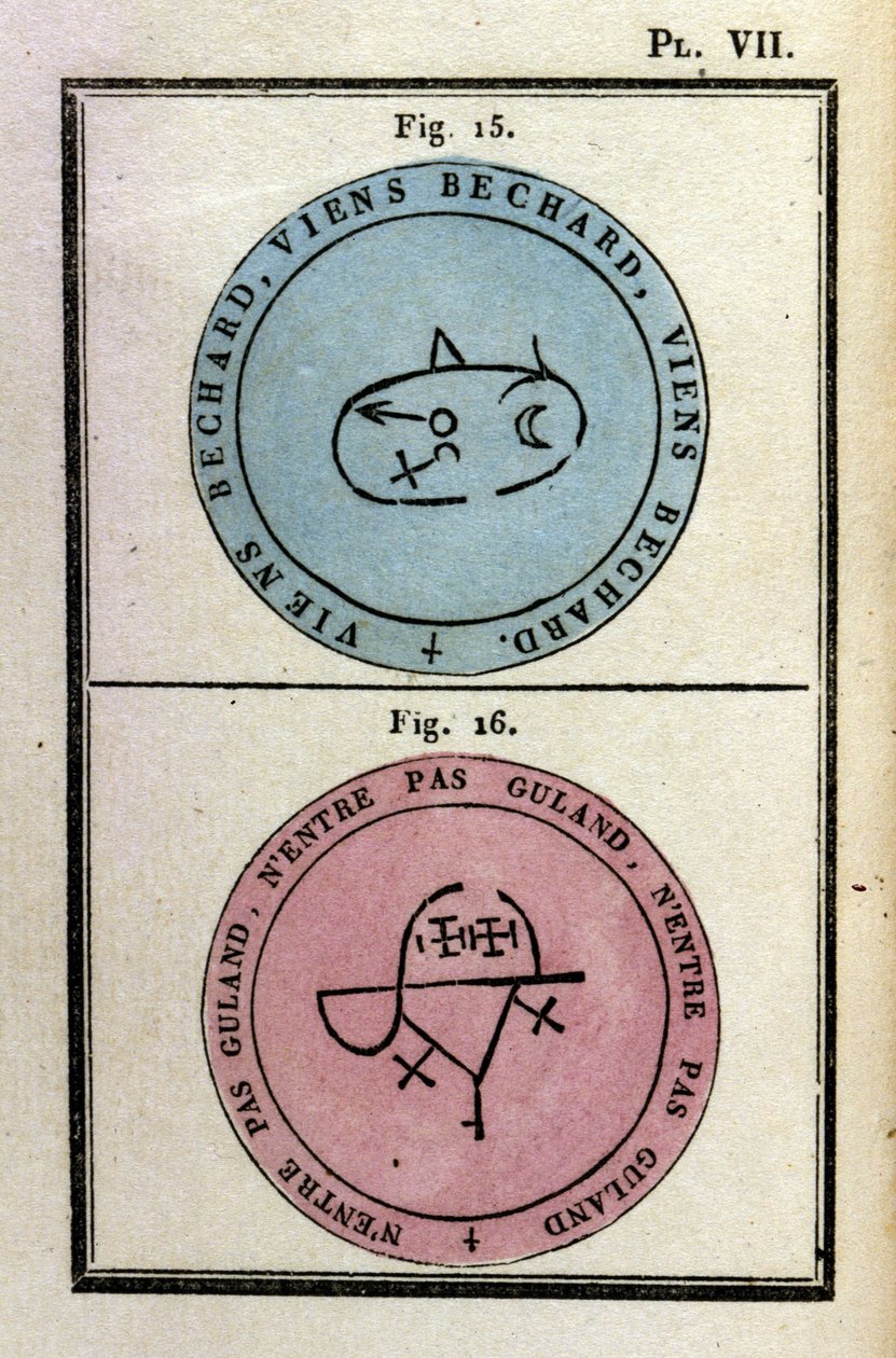 Grimoár papeže Honoria používal k vyvolávání démonů. Ed. z roku 1760. od Unknown artist