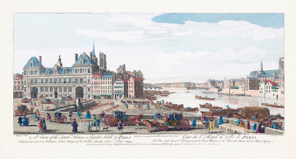 Guild Hall, Paříž od Unknown artist