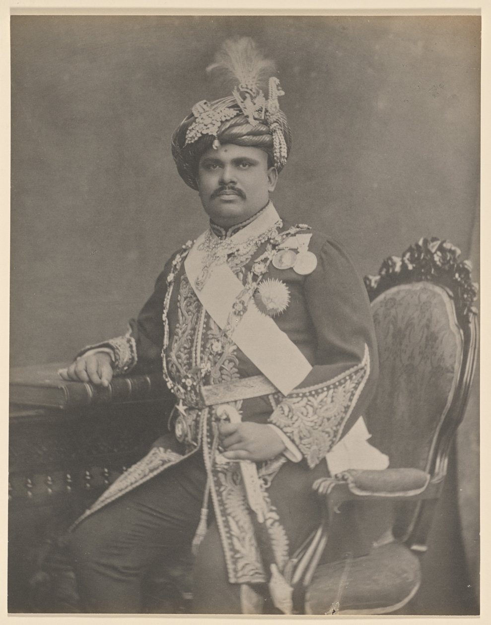 Jeho Výsost mahárádža Takhtsingji od Unknown artist