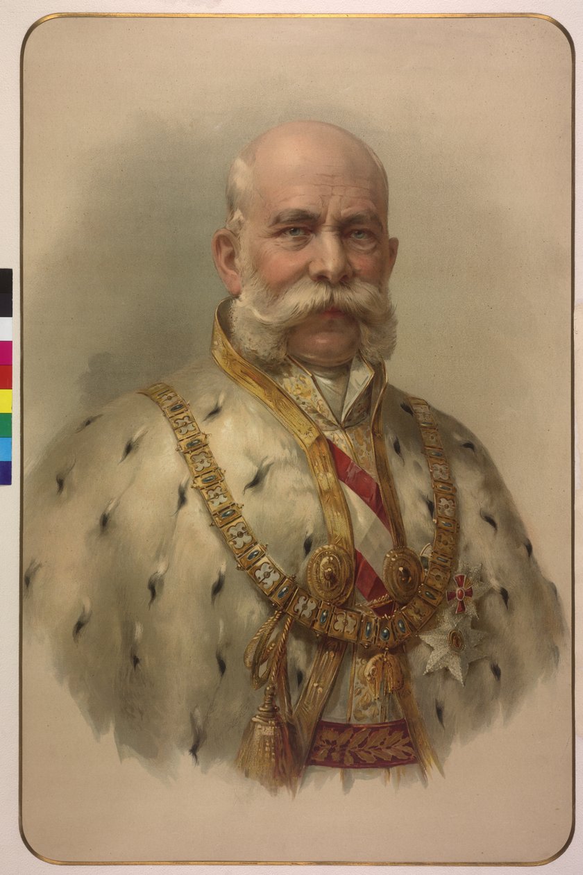 Císař František Josef I. v rouně v poloviční velikosti od Unknown artist