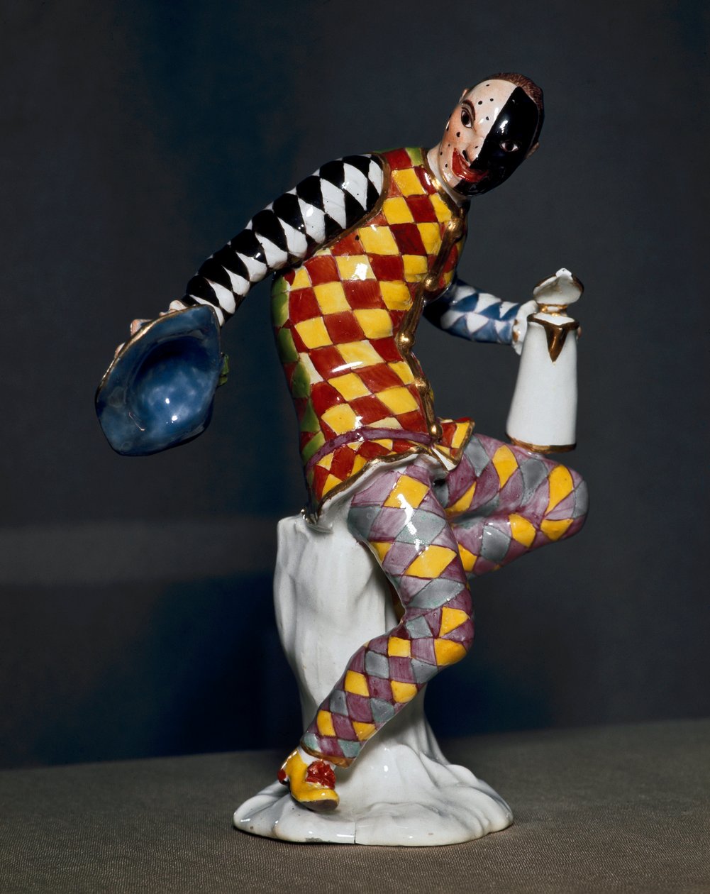 Socha Harlekýna - Porcelán od Unknown artist
