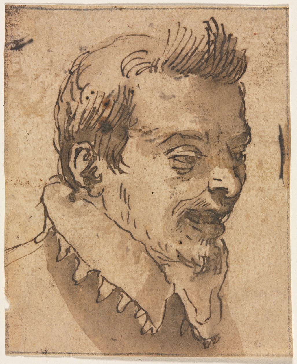 Hlava muže od Unknown artist