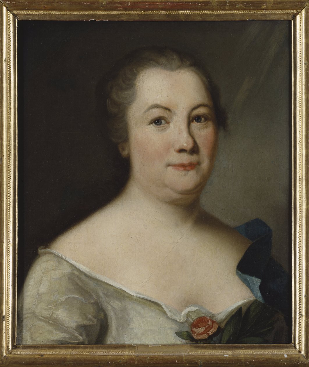 Hedvig Charlotta Nordenflycht, poetesse suedoise - Portrét básnířky Hedvig Charlotta Nordenflycht (1718-1763), Anonym. Olej na plátně. Rozměr: 47 x 40 cm. Národní muzeum Stockholm od Unknown artist