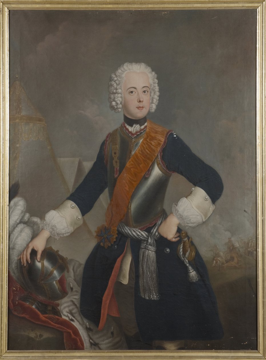 Henri de Prusse - Portrét prince Jindřicha Pruského (1726-1802), Anonym . Olej na plátně od Unknown artist