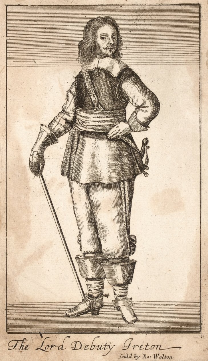 Henry Ireton, lord zástupce Irska (rytina) od Unknown artist