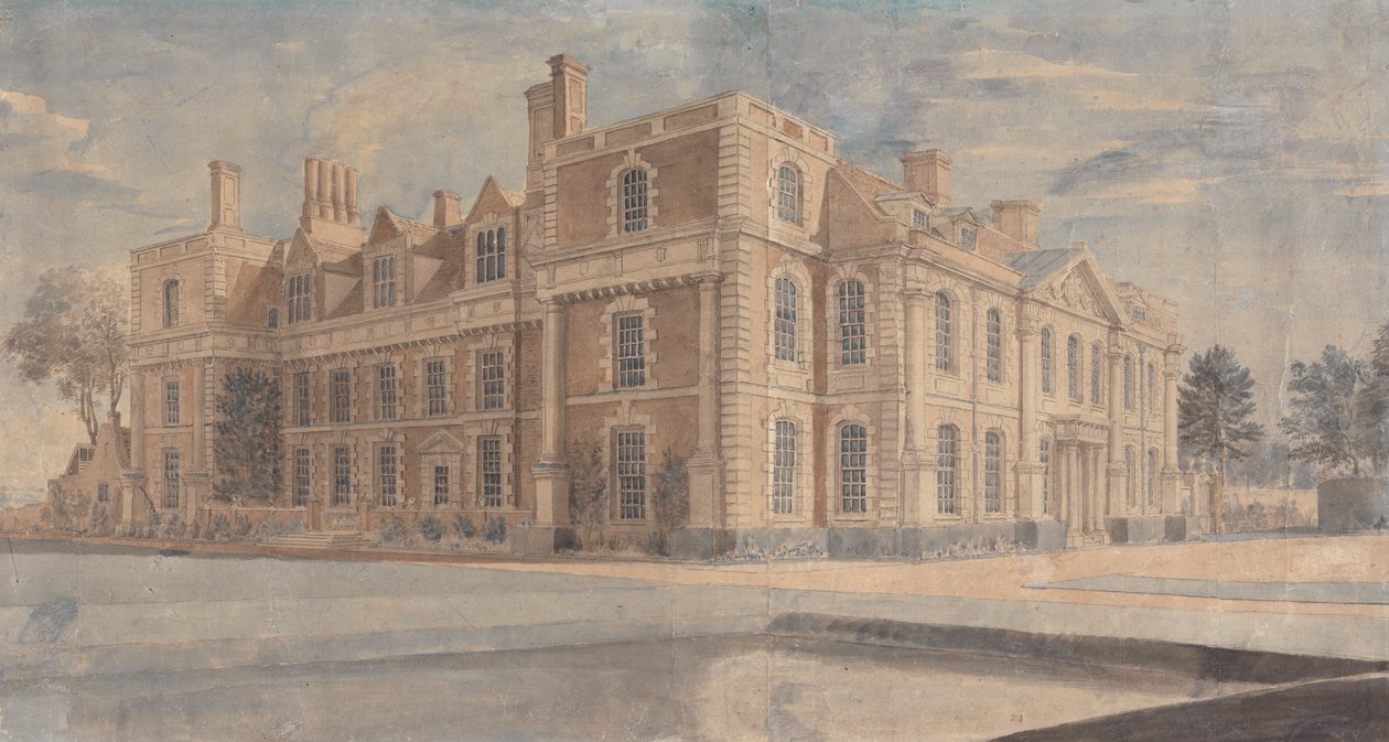 Hill Hall, Essex od Unknown artist