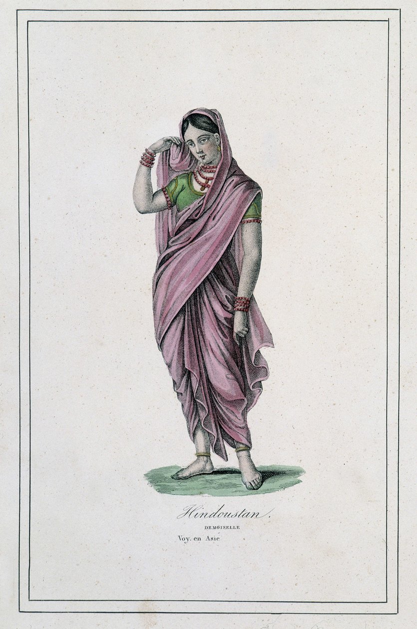Hindustan: damsel - v „“Album des voyages““ od Unknown artist