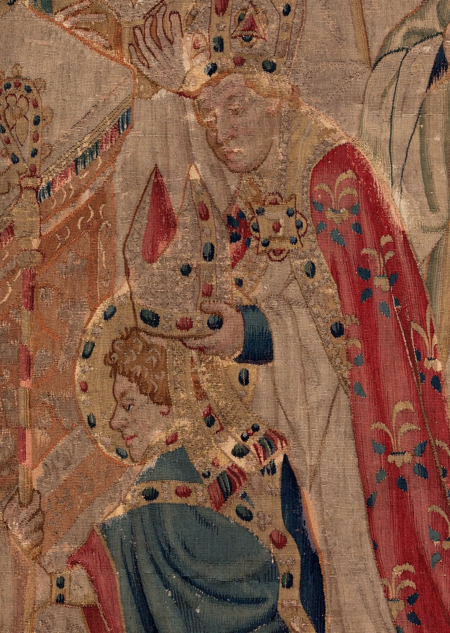 Historie Saint Piat a Saint Eleuthère, scéna 10: Saint Eleuthère je posvátný jako biskup (D