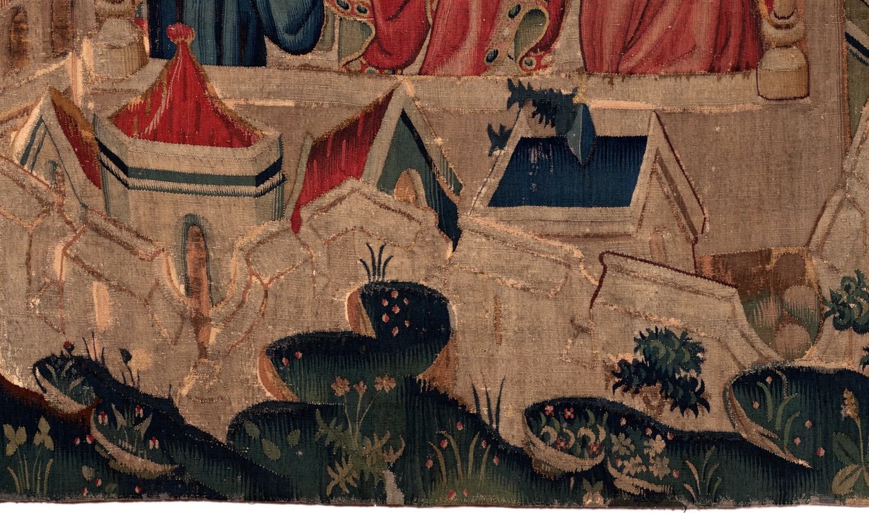Historie Saint Piat a Saint Eleuthère, scéna 9 Saint-Éleuthère je potvrzen jako biskup v Tournai (Au boin saint l