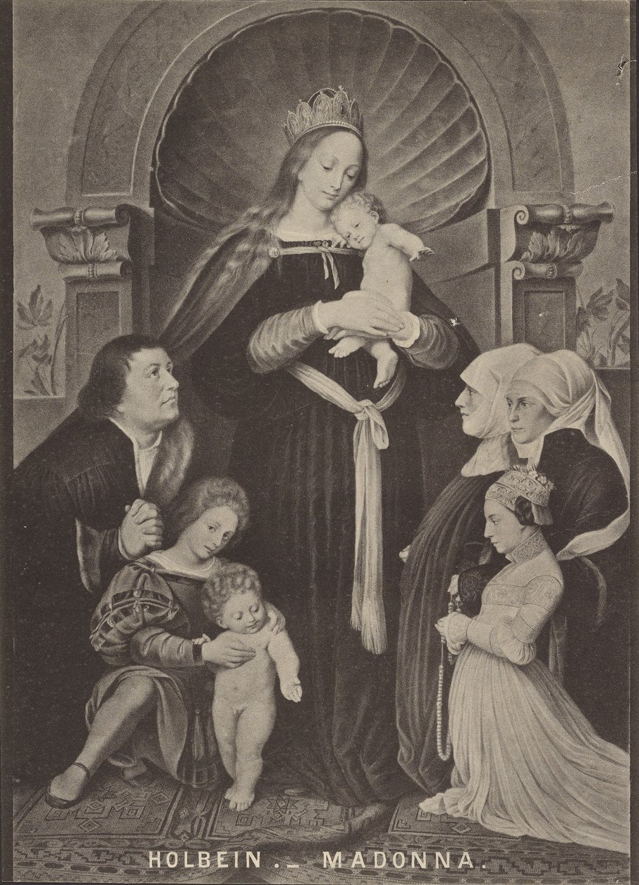 Holbein - Madona od Unknown artist