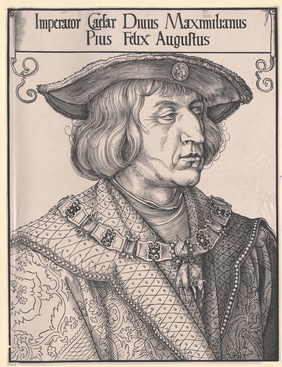 Císař Svaté říše římské Maxmilián I. (tisk) od Unknown artist