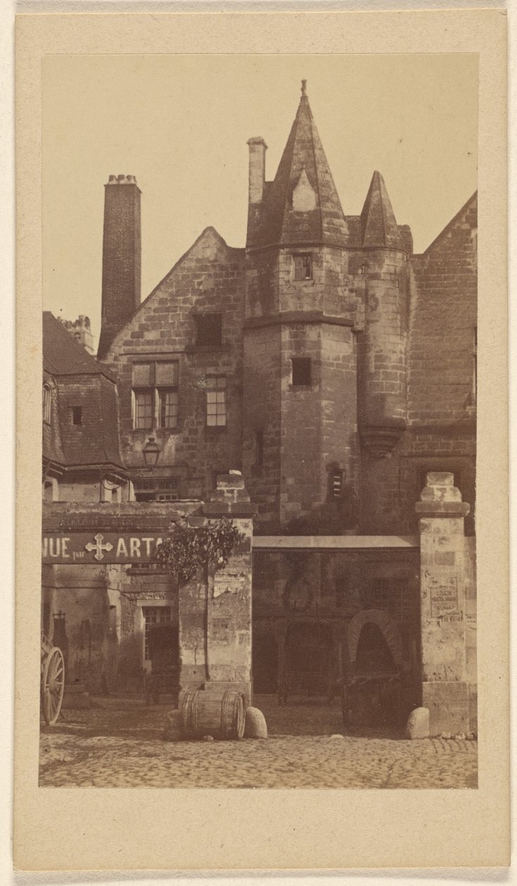 Hotel de la Croix Blanches, Tours. od Unknown artist