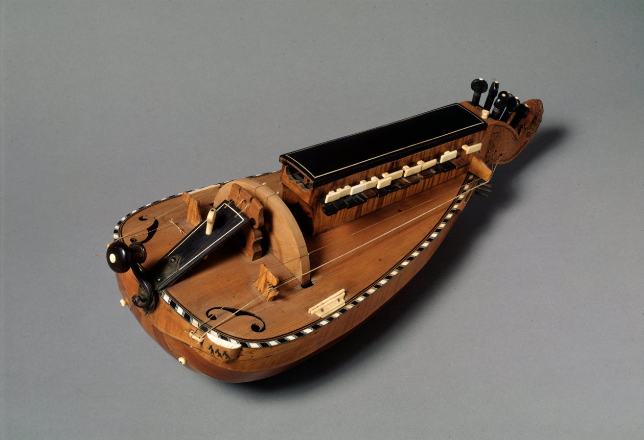 Hurdy gurdy od Unknown artist