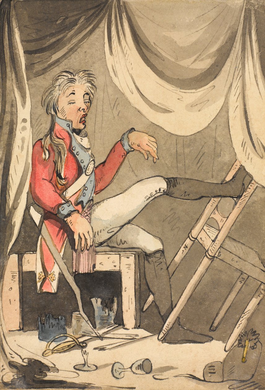 "Pokud někdo řekne, že jsem opilý na stráži - zatraceně mu vyhovím kopnutím?" sakra?, 1796 od Unknown