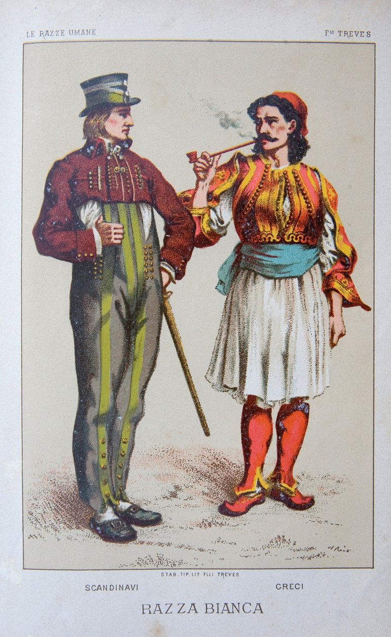 Ilustrace z "Lidská rasa" od Louise Figuiera od Unknown artist