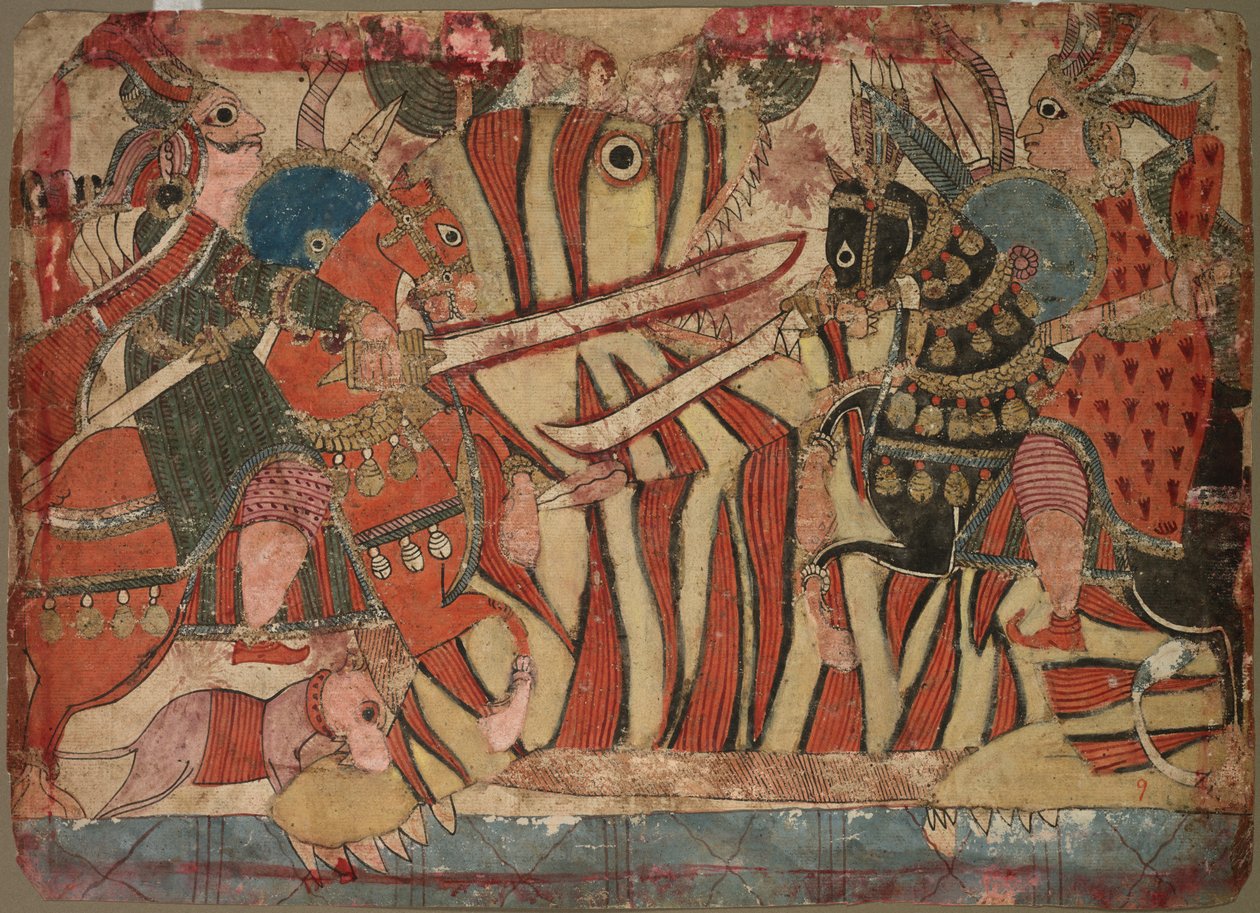 Ilustrace Mahábhárata od Unknown artist