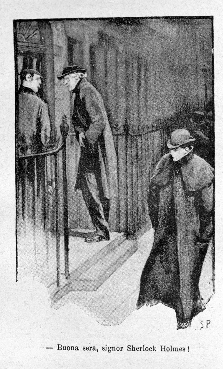 Ilustrace knihy Sherlock Holmes. Konec 19. století. od Unknown artist