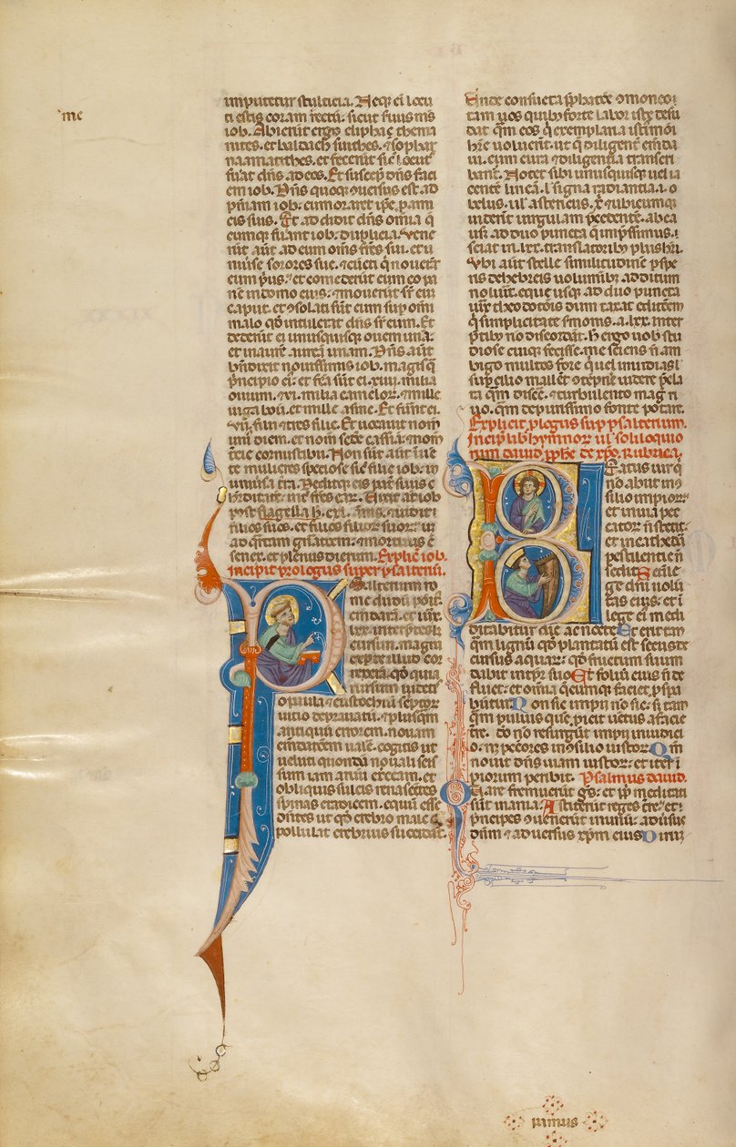 Úvod B: Kristus s Davidem hrajícím na harfu od Unknown artist