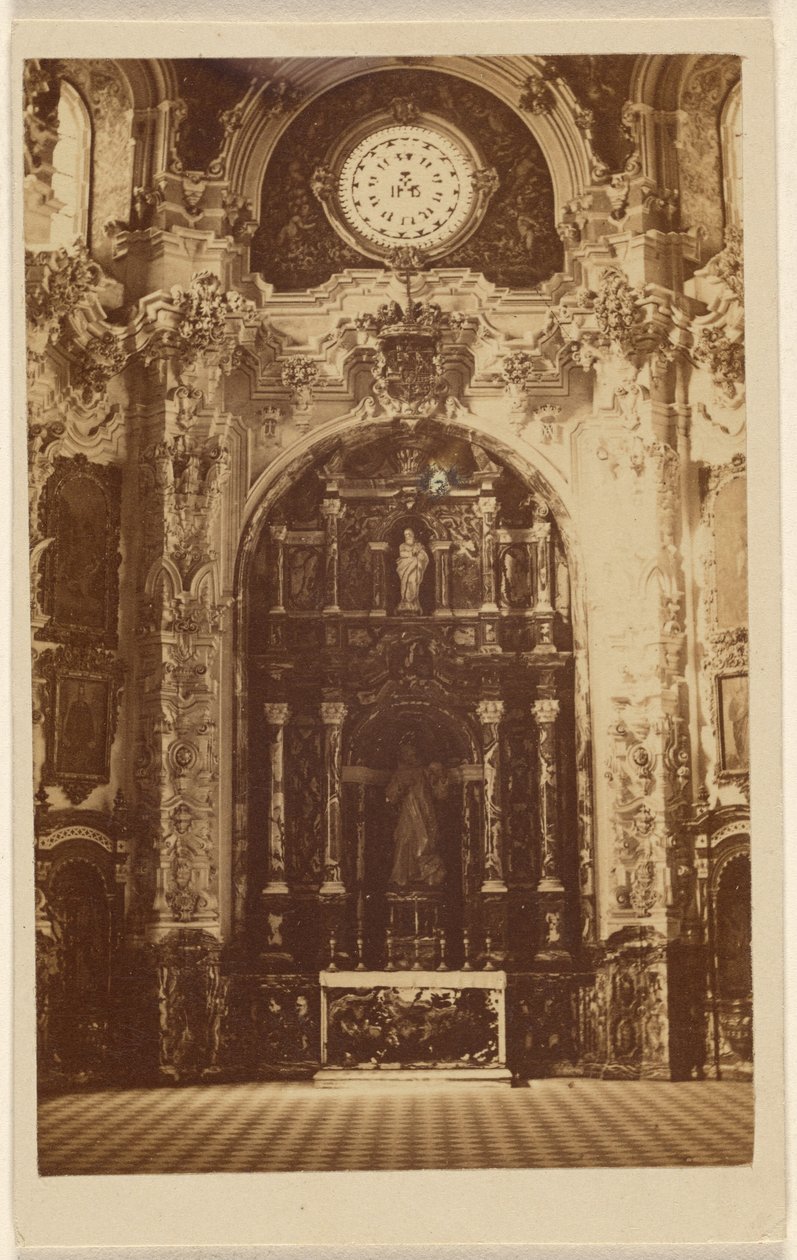 [Interiér neznámého kostela] od Unknown artist