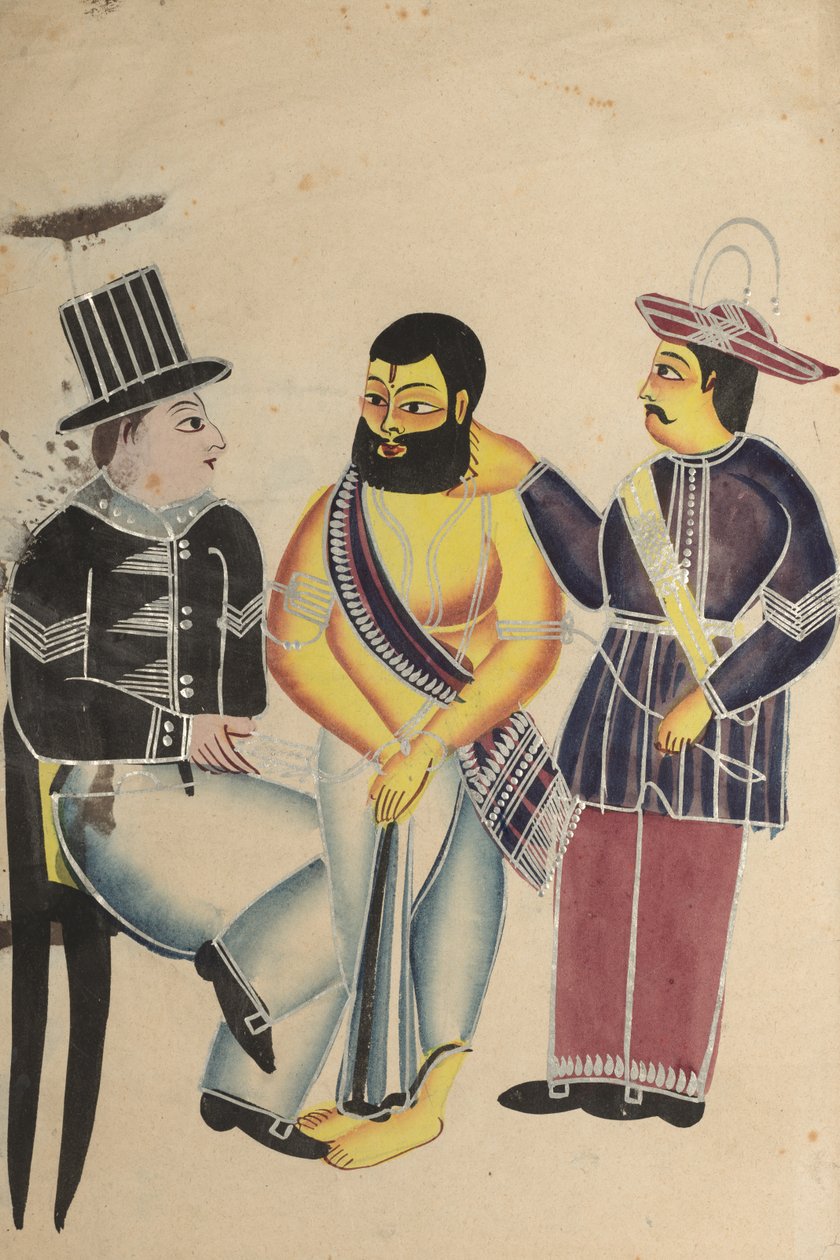 Žalářník přijímající úsilí Tarakeswara ve vězení od Unknown artist