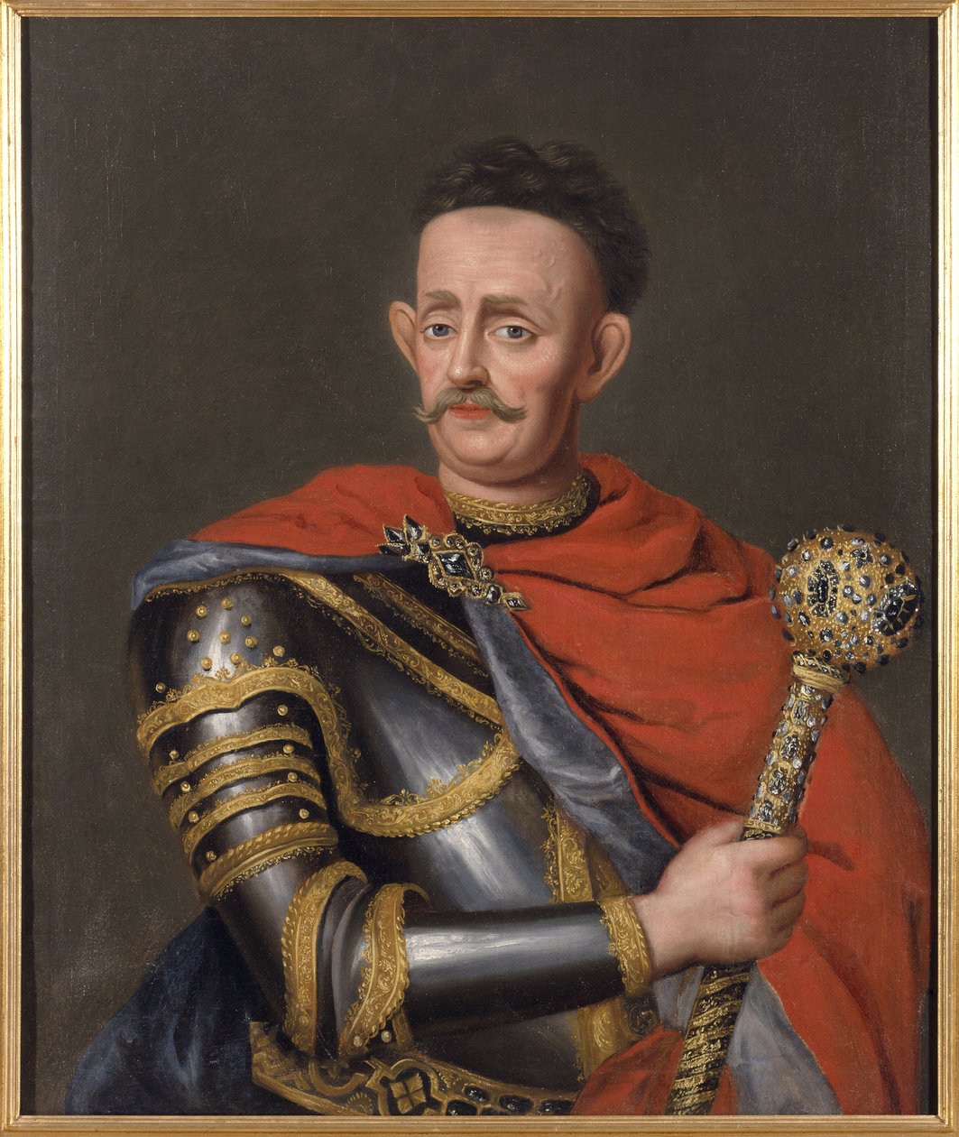 Jan Kazimierz Sapieha, velký hejtman de Lituanie - Jan Kazimierz Sapieha mladší (1637-1720), velký hejtman Litvy, Anonym. Olej na plátně. Rozměr: 88 x 73,5 cm. Národní muzeum Stockholm od Unknown artist