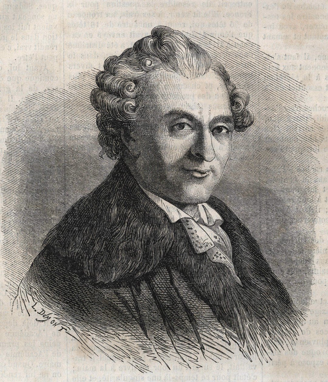 Jean Michel Sedaine. Francouzský dramatik 1719-1797 od Unknown artist