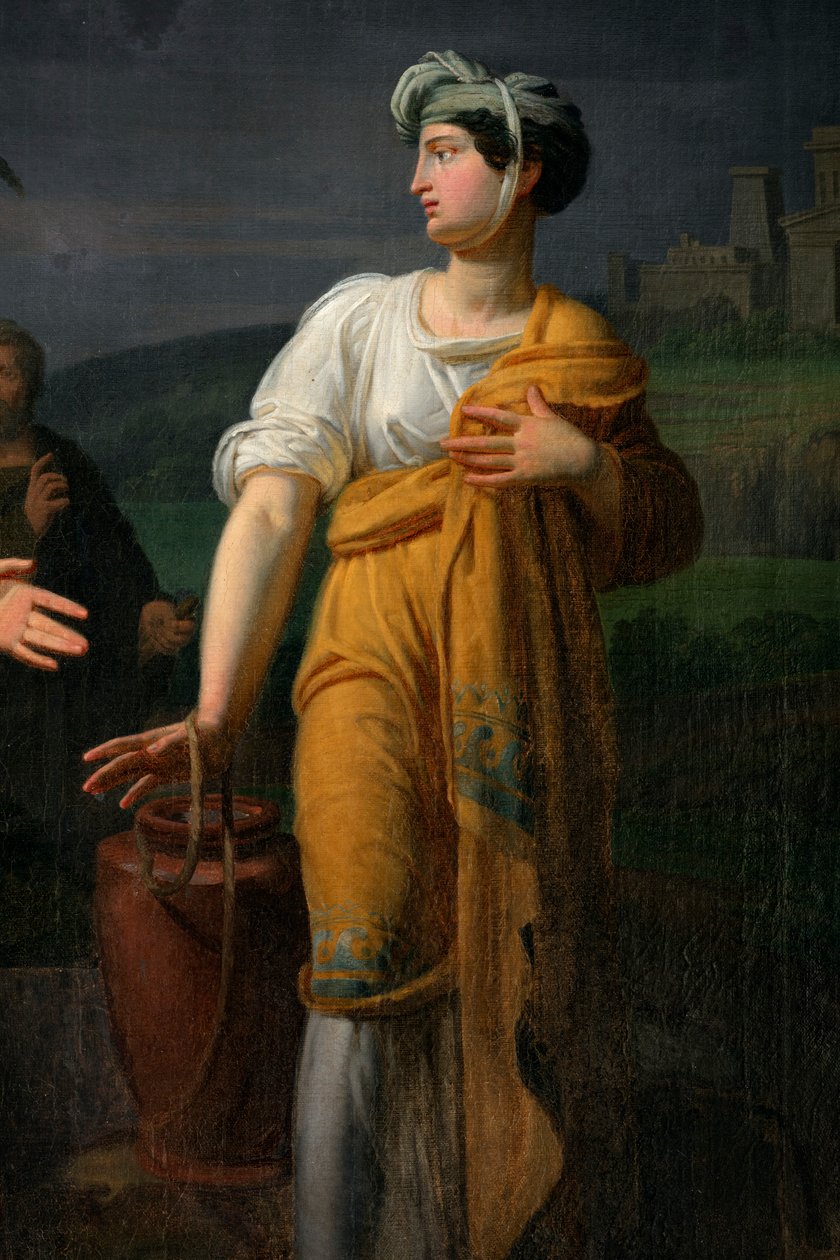 Ježíš a Samaritánka od Unknown artist