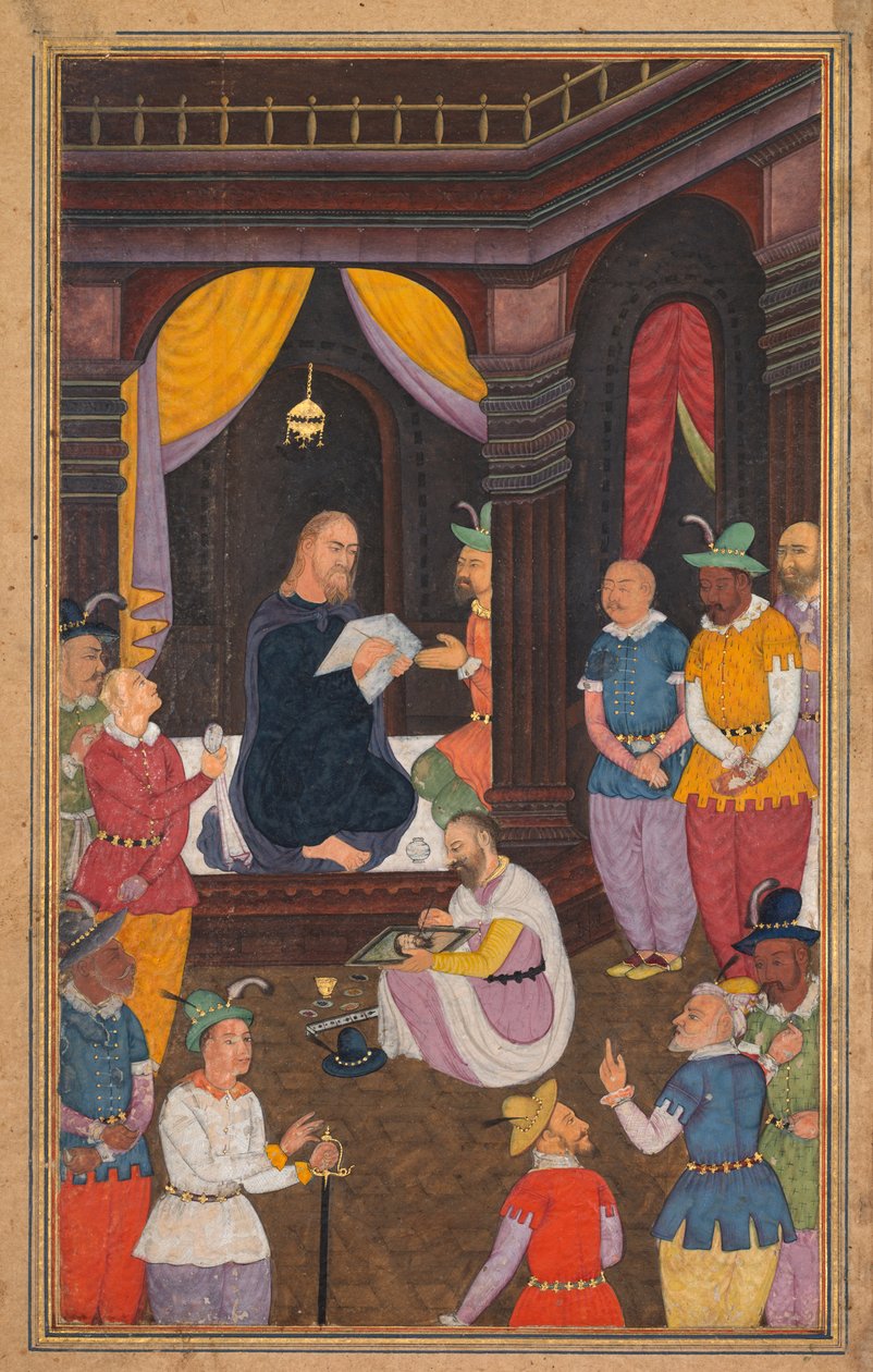 Ježíše ztvárnil malíř krále Abgara z Mir’at al-quds otce Jeroma Xaviera (španělsky, 1549–1617) od Unknown artist