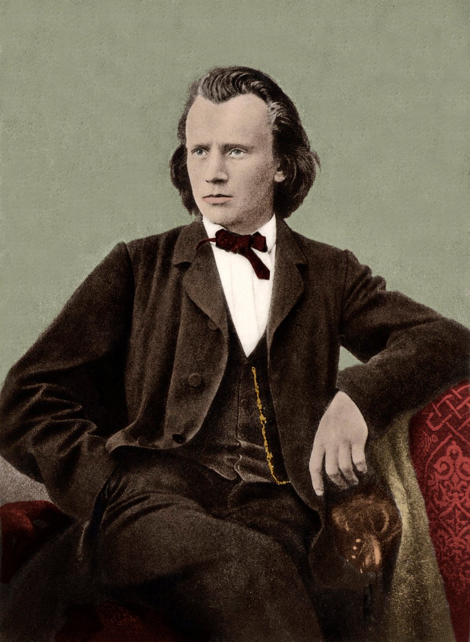 Johannes Brahms (1833-1897), německý skladatel - od Unknown artist