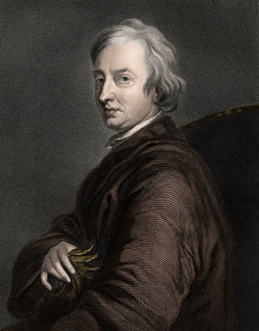 John Dryden 1631-1700 - rytina - 19. stol od Unknown artist