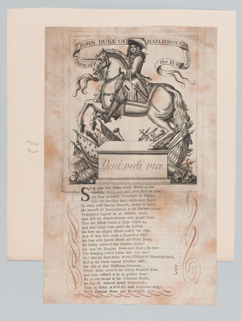 „John Duke of Marlborough Prince of the H. Empire“ od Unknown artist