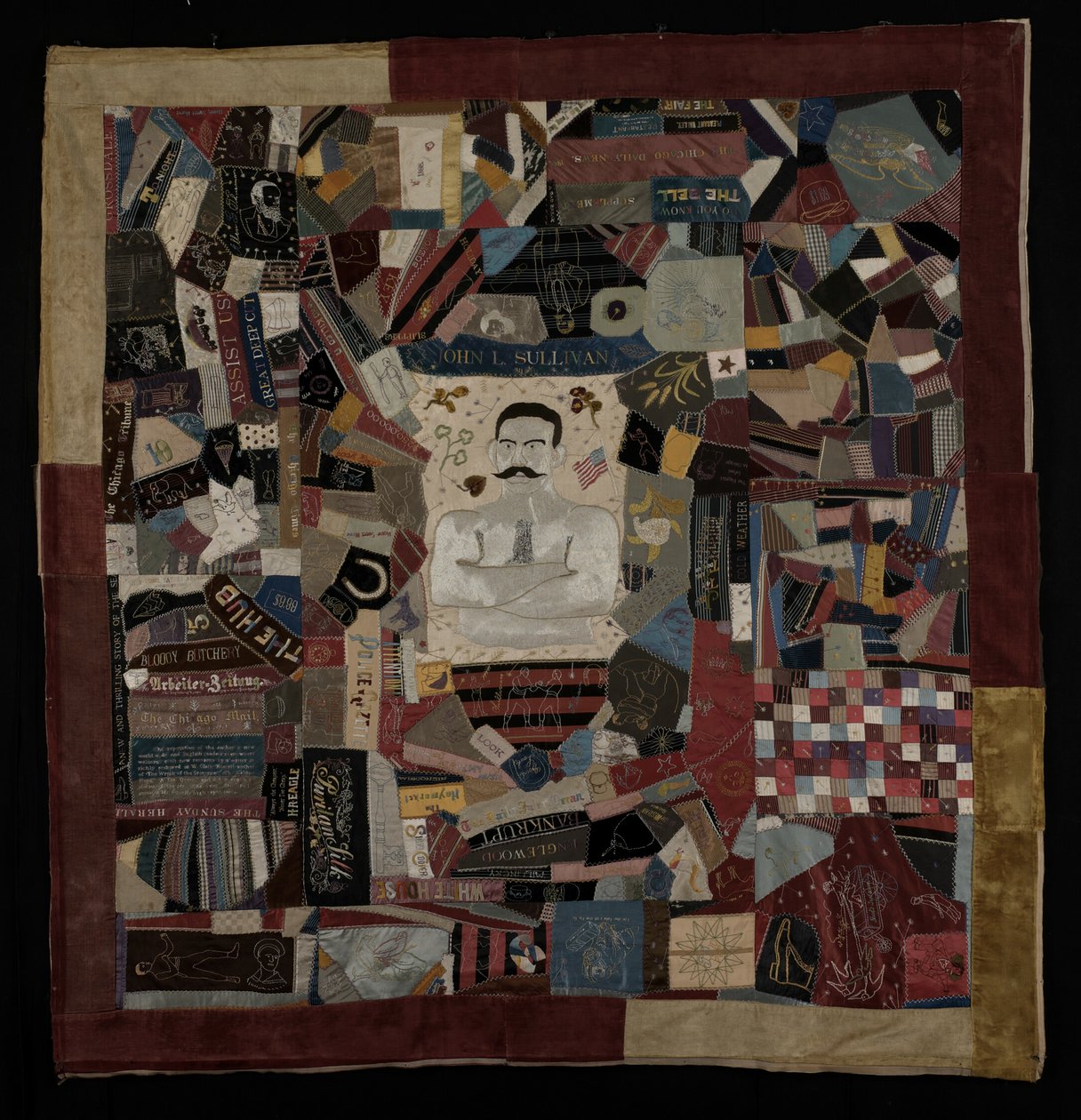 John L. Sullivan Quilt od Unknown artist