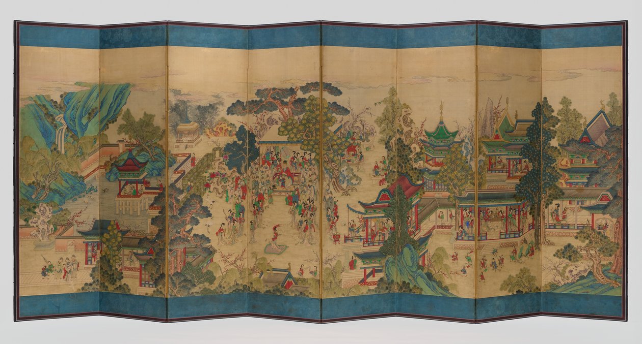 Radostná hostina Guo Ziyi (곽분양행락도) od Unknown artist