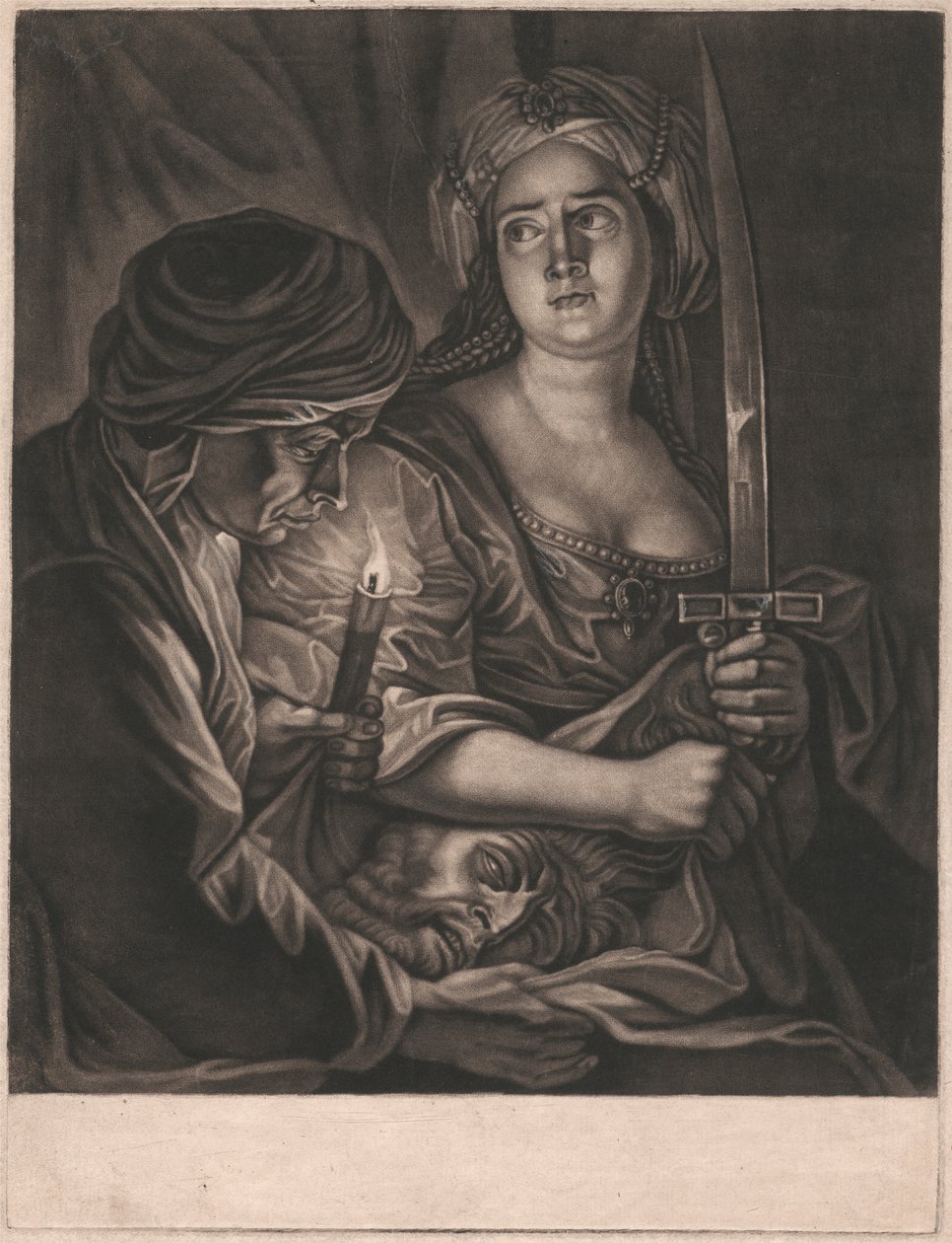 Judith s hlavou Holoferna od Unknown artist