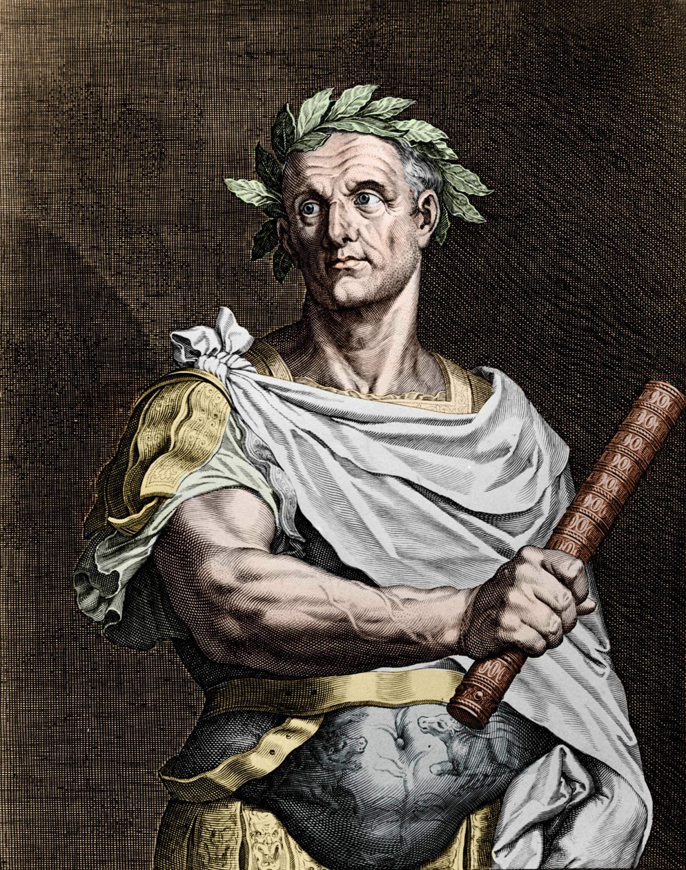 Julius Caesar (101-44 př. n. l.), římský státník. od Unknown artist