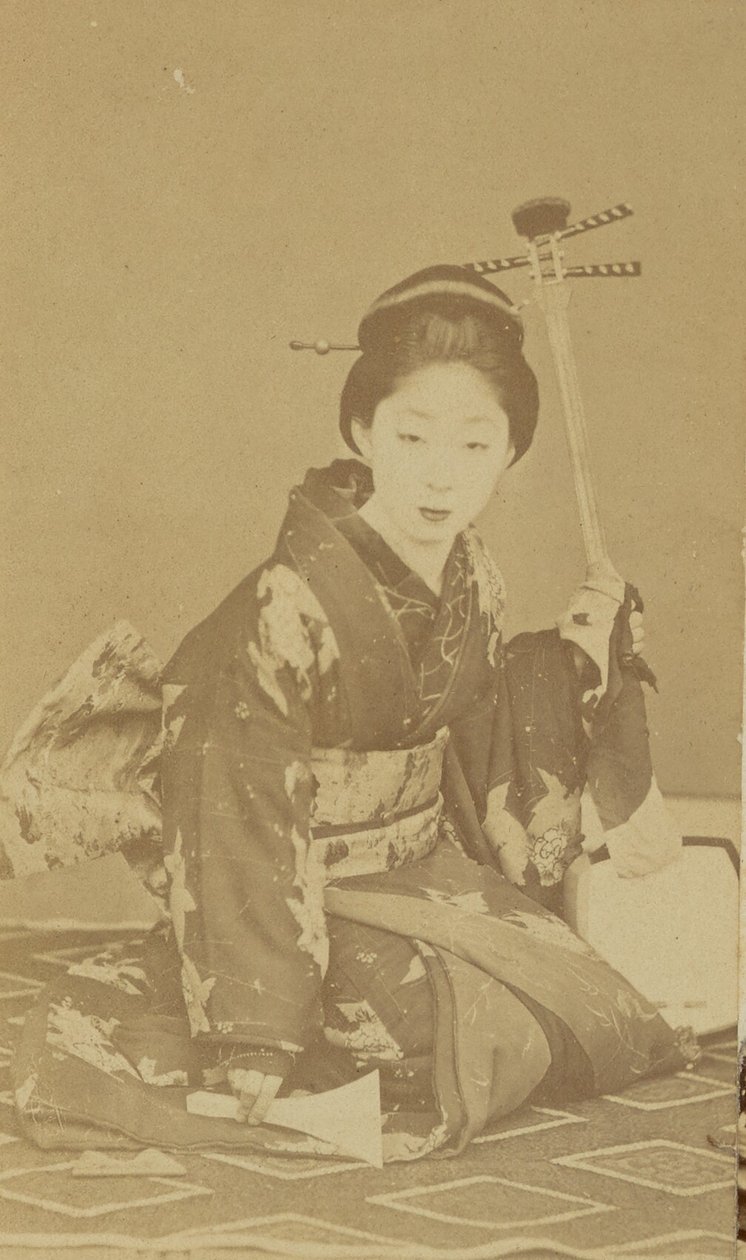 [Klečící Japonka] od Unknown artist