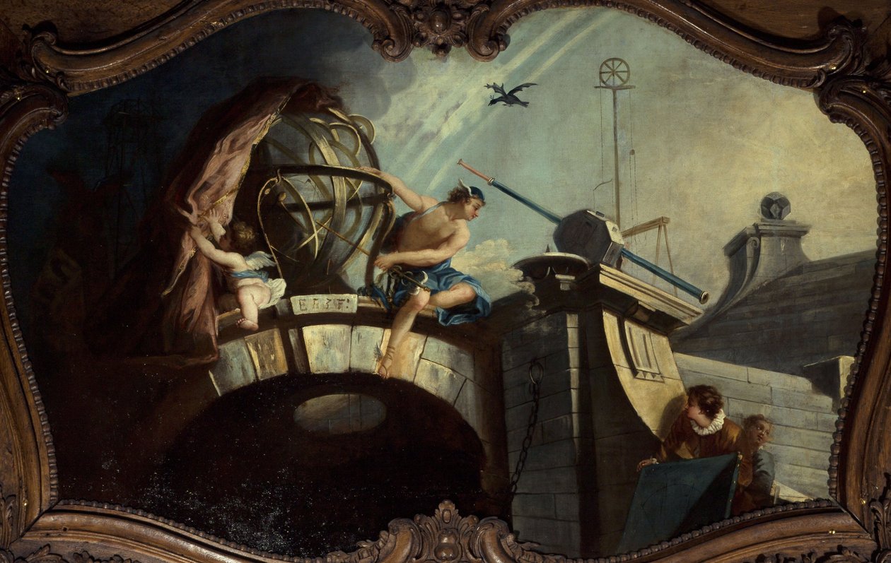 Astronomie, po roce 1737 (olej na plátně) od Unknown artist