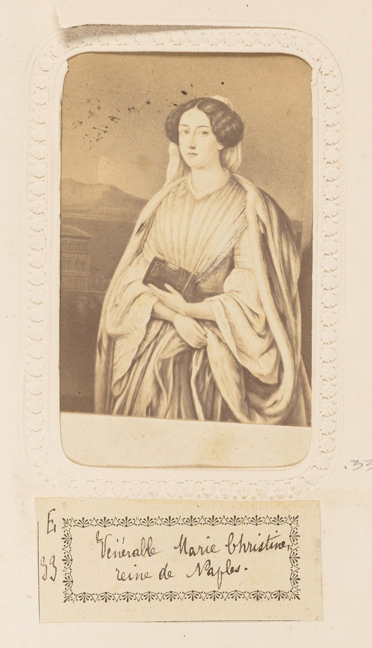 Ctihodná Marie Kristýna, královna neapolská od Unknown artist