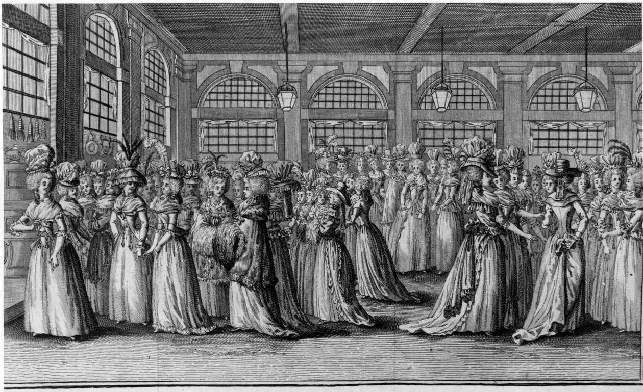 Kolonáda - v „Dívky královského paláce“, průčelí, sv. III, ed. Londýn od Unknown artist