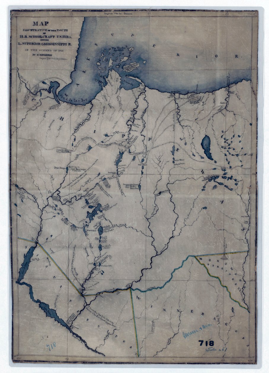 Jezero Superior a Mississippi od Unknown artist