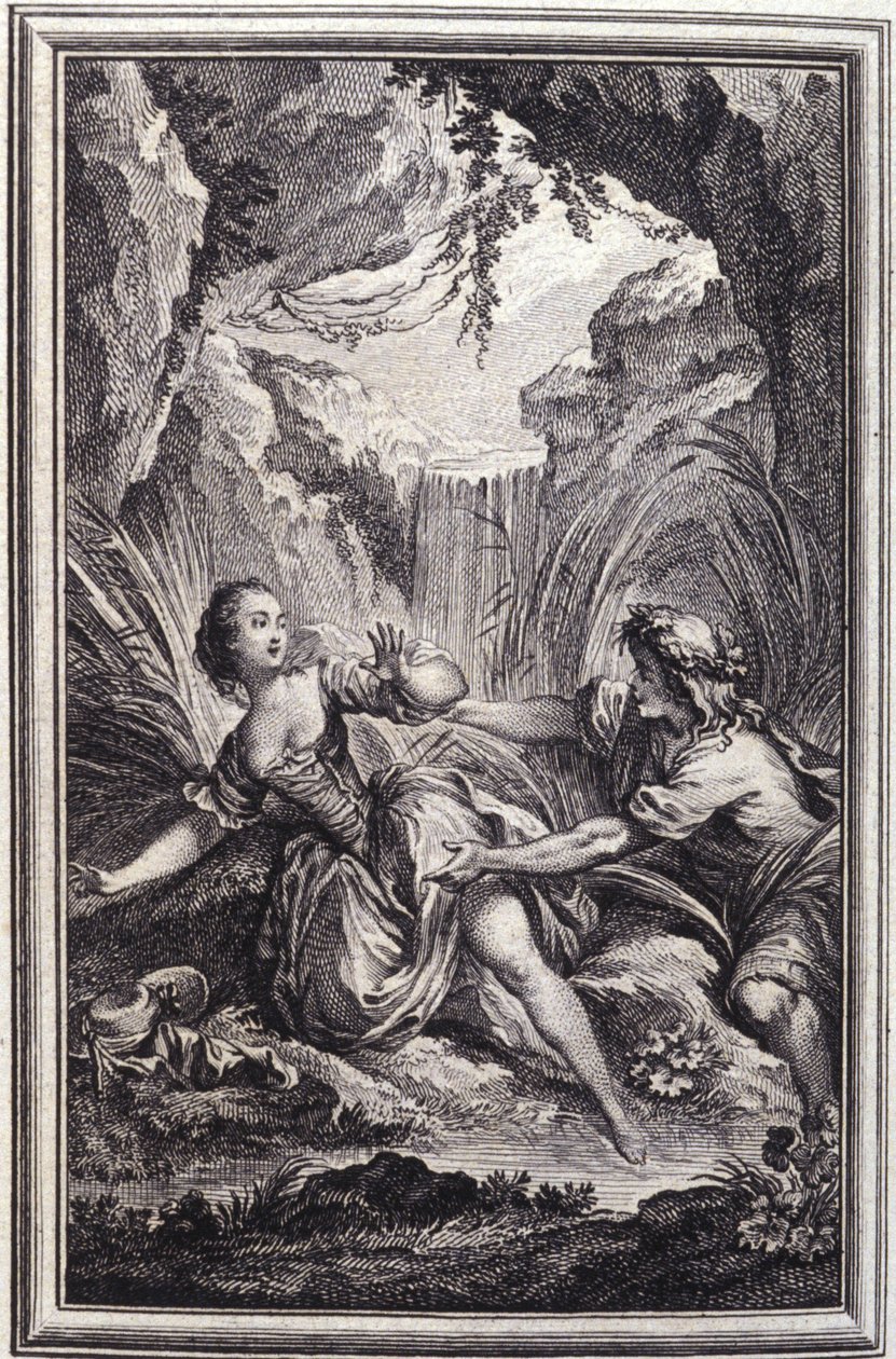 Řeka Scamander - v “”Příběhy a povídky ve verších”” od Jean La Fontaine. 1762. od Unknown artist