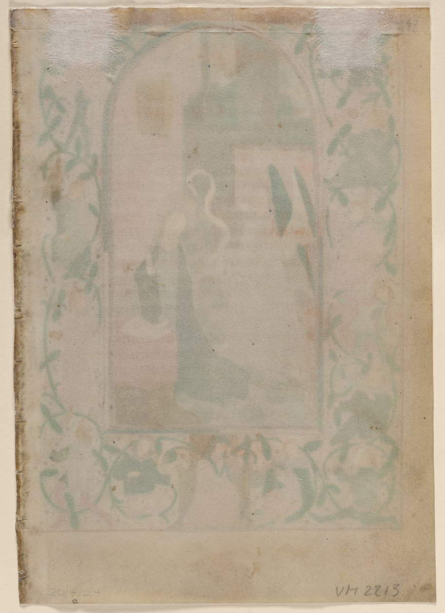 List z knihy hodin: Prázdný (verze) od Unknown artist