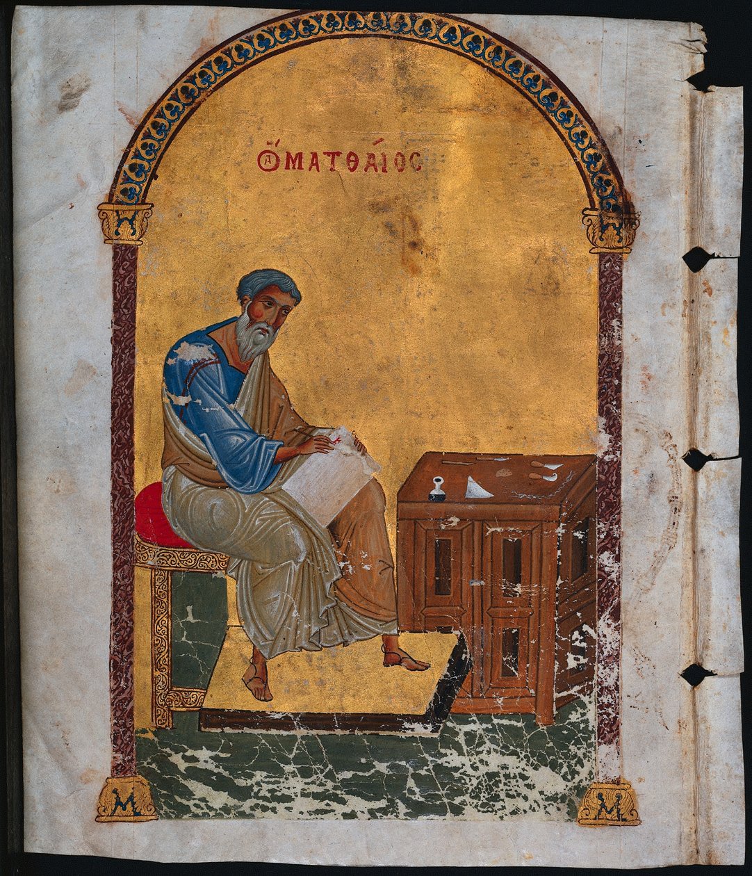 List z Lektoráře se sv. Matoušem od Unknown artist