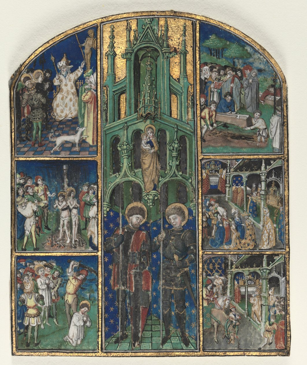 List z hodin vévody Ludvíka Savojského: Svatí Nereus a Achilleus od Unknown artist